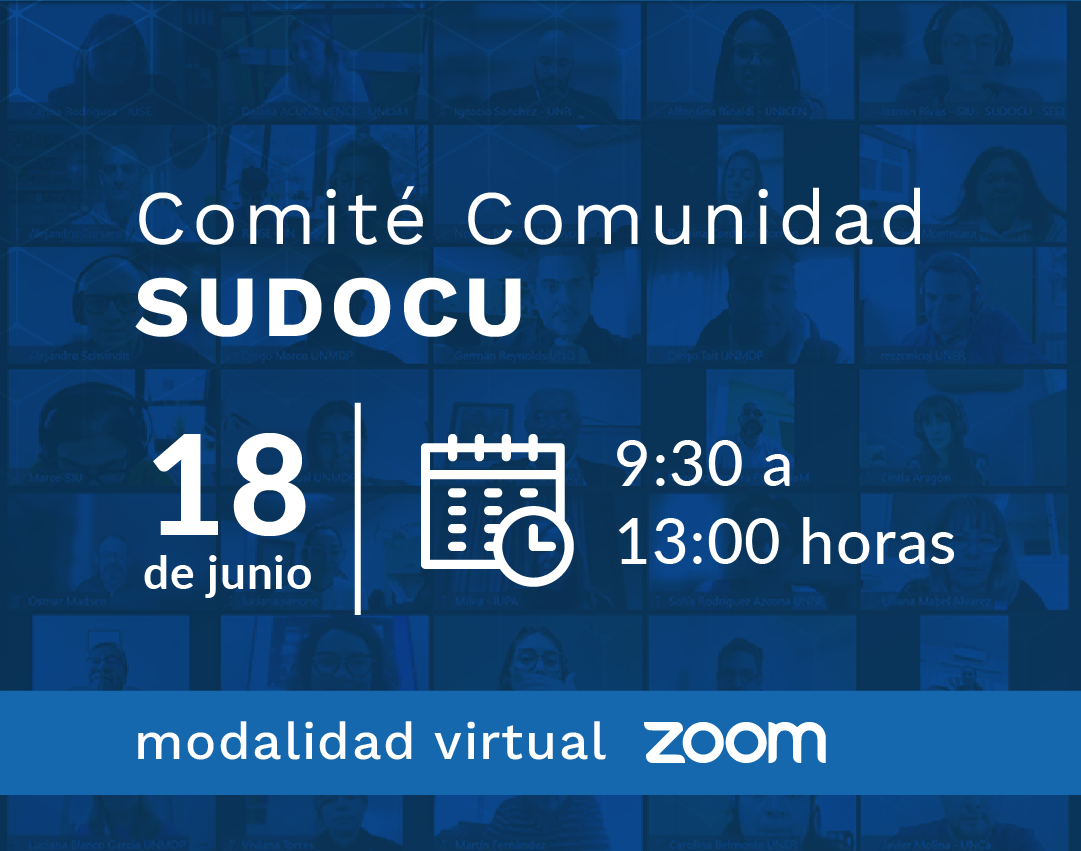Comites 2025 fechas SUDOCU mail