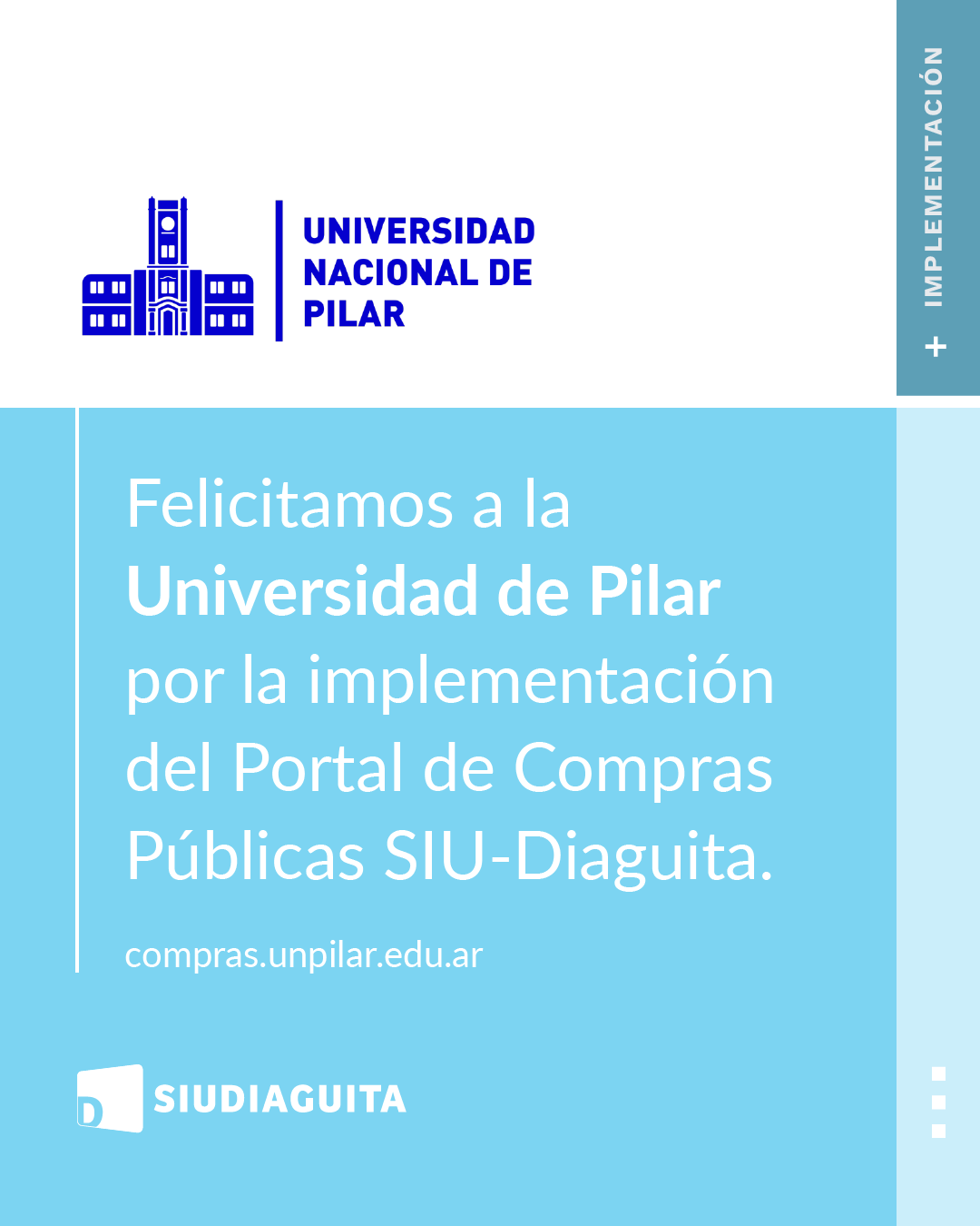 felicitaciones PortalDiaguita UNPILAR feed