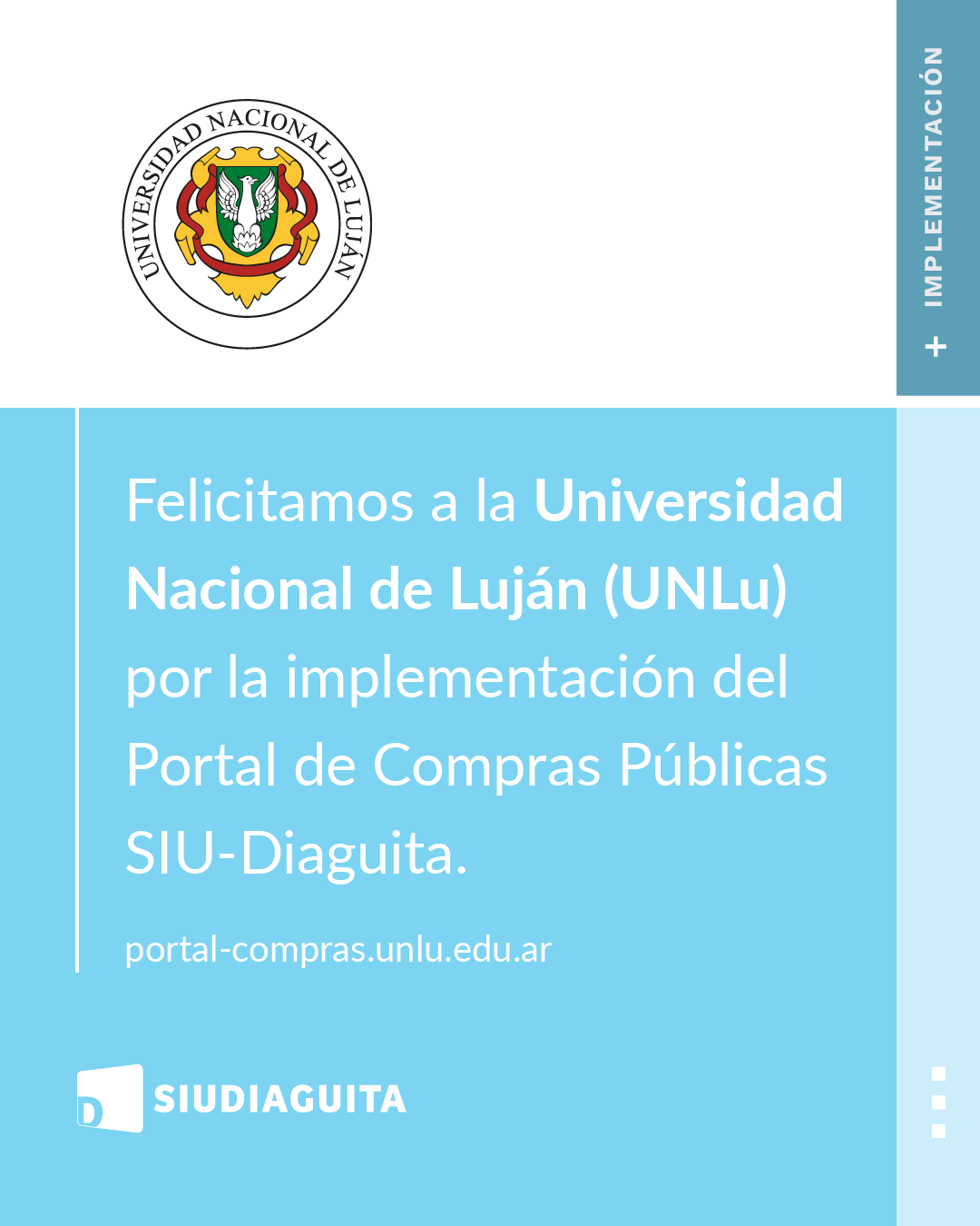 implementacion PortalDiaguita UNLu